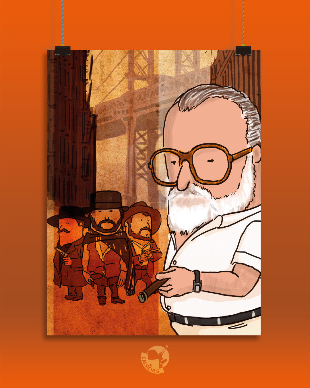 Sergio Leone Lámina