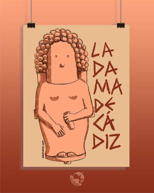 La Dama de Cádiz Lámina
